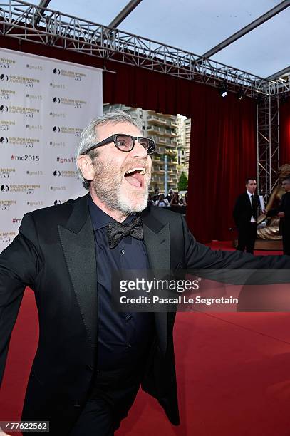 Tcheky Karyo attends the closing ceremony of the 55th Monte-Carlo Television Festival on June 18 in Monaco.