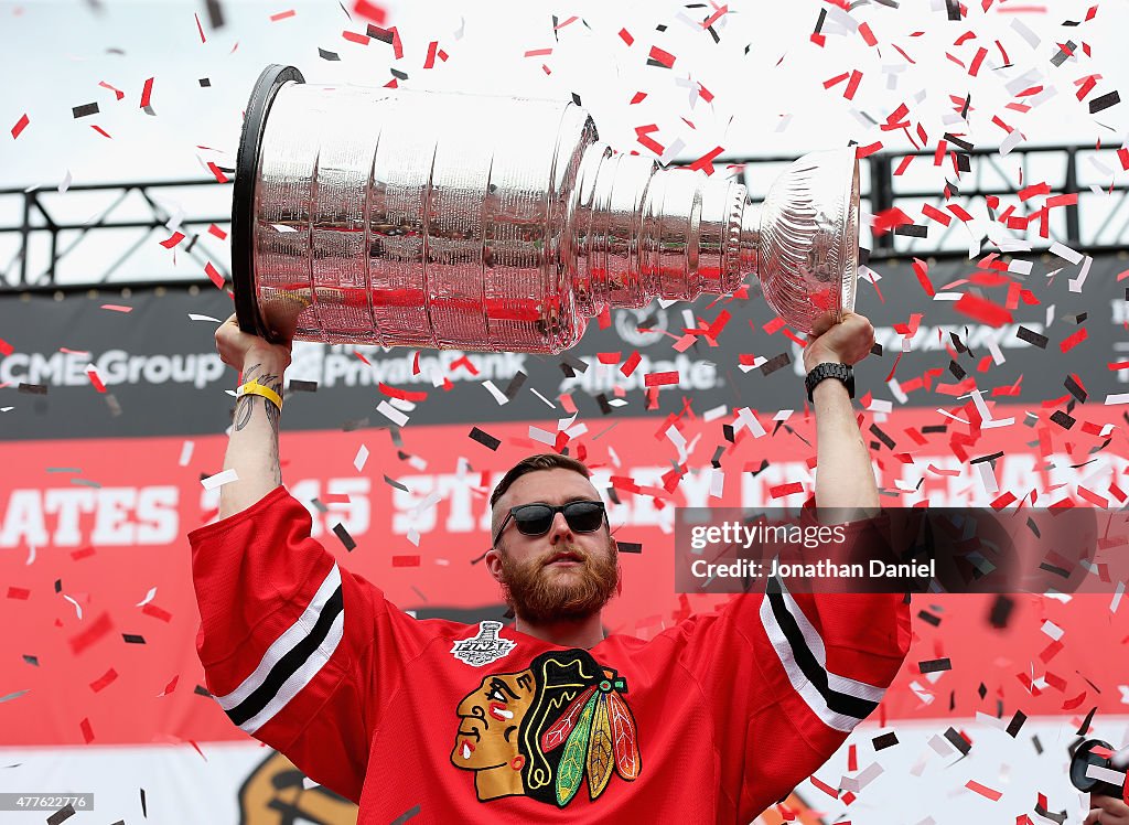 Chicago Blackhawks Victory Parade And Rally