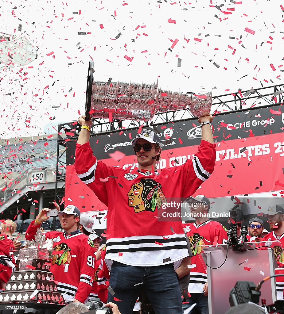 Chicago Blackhawks Victory Parade And Rally