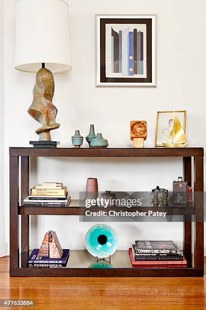 Decor details of actress Michaela Conlin's home are photographed for Domaine Home on April 23, 2015 in Los Angeles, California.