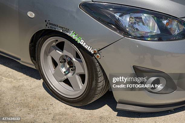 fitted weekend in toronto - modified car stock pictures, royalty-free photos & images