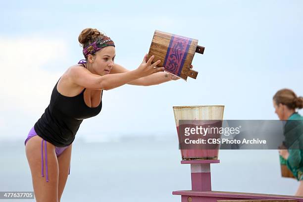 "Cops-R-Us" - Morgan McLeod of the Beauty Tribe competes for Immunity during the second episode of SURVIVOR: CAGAYAN, Wednesday, March 5 on the CBS...