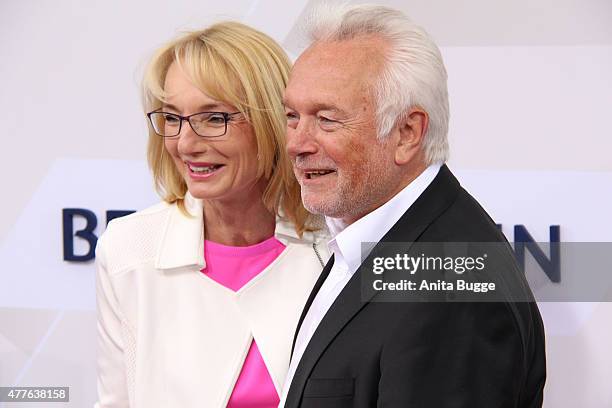 Wolfgang Kubicki and his wife Annette Marberth Kubicki attend the Bertelsmann Summer Party 2015 at the Bertelsmann representative office on June 18,...