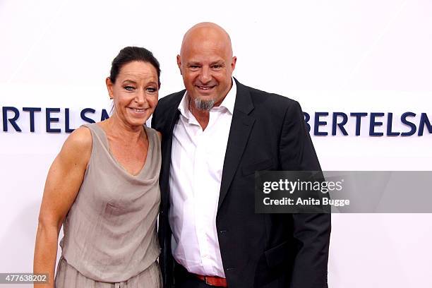 Detlef Steves and Nicole Steeves attend the Bertelsmann Summer Party 2015 at the Bertelsmann representative office on June 18, 2015 in Berlin,...