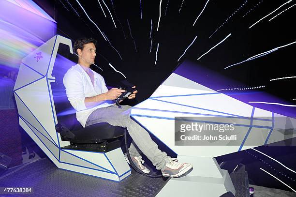 Peter Faccinelli attends Nintendo hosts celebrities at 2015 E3 Gaming Convention at Los Angeles Convention Center on June 18, 2015 in Los Angeles,...