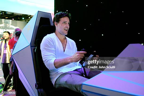 Peter Faccinelli attends Nintendo hosts celebrities at 2015 E3 Gaming Convention at Los Angeles Convention Center on June 18, 2015 in Los Angeles,...