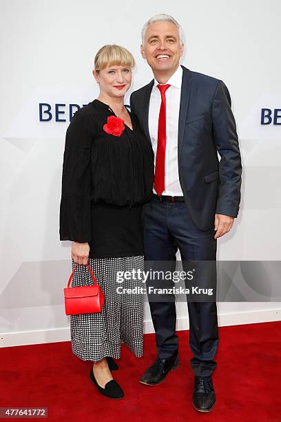 Andreas von Thien and Alexandra von Thien attend the Bertelsmann Summer Party on June 18, 2015 in Berlin, Germany.