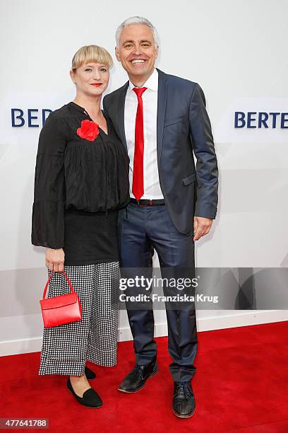 Andreas von Thien and Alexandra von Thien attend the Bertelsmann Summer Party on June 18, 2015 in Berlin, Germany.