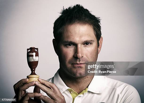 Ryan Harris of Australia poses during an Australian Cricket Team Ashes portrait session on August 28, 2014 in Sydney, Australia.