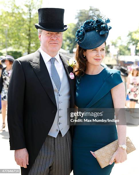 Earl Charles Spencer and Countess Karen Spencer attend day 3, Ladies Day, of Royal Ascot at Ascot Racecourse on June 18, 2015 in Ascot, England.