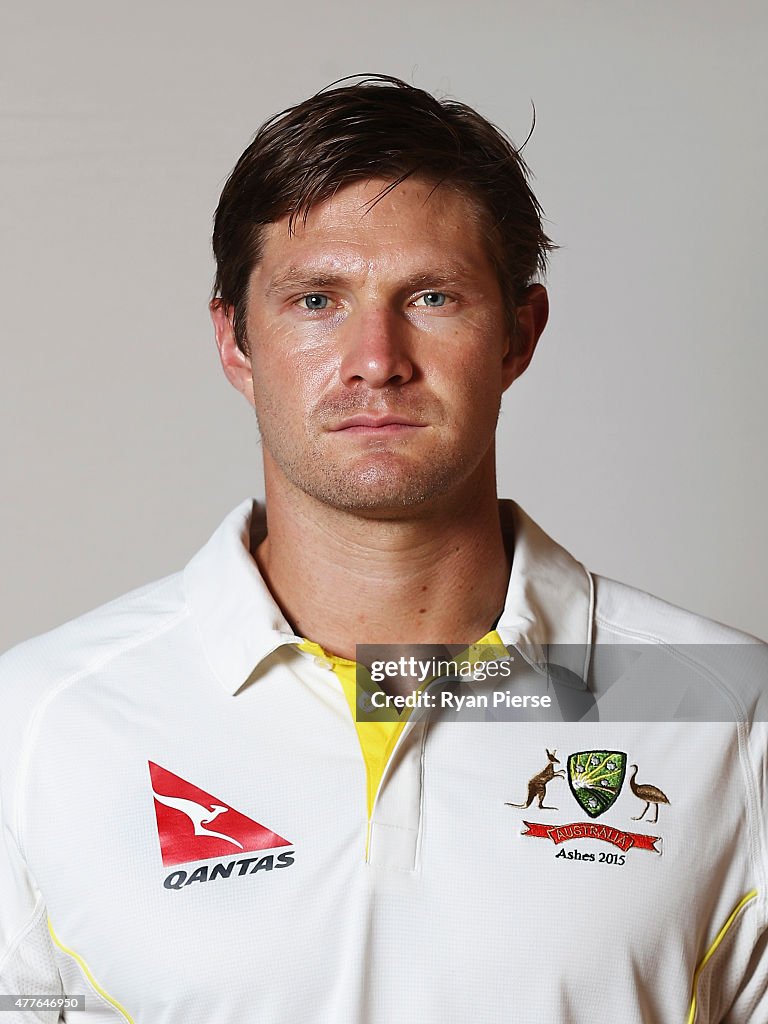 Shane Watson of Australia poses during an Australian Cricket Team Shane Watson of Australia poses during an Australian Cricket Team