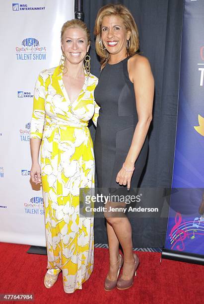 Jill Martin and Hoda Kotb attend Garden of Dreams Foundation Children Talent Show at Radio City Music Hall on June 18, 2015 in New York City.