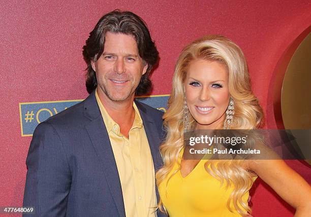 Reality TV Personalities Slade Smiley and Gretchen Rossi attend the QVC 5th Annual Red Carpet Style event at The Four Seasons Hotel on February 28,...