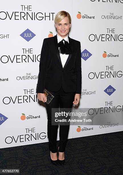 Actress Judith Godreche attends "The Overnight" New York Premiere at Sunshine Landmark on June 18, 2015 in New York City.