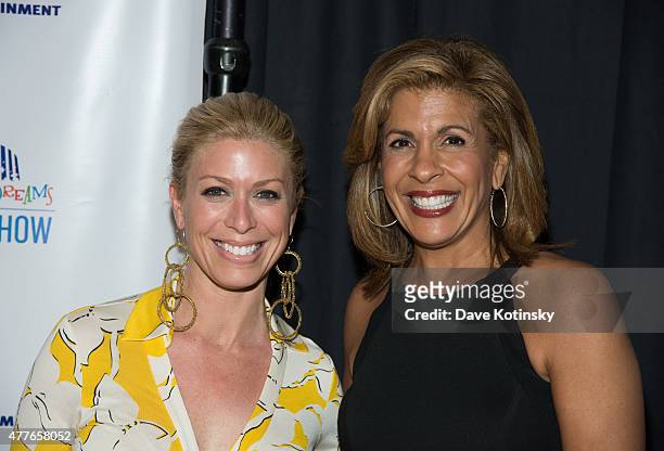 Jill Martin and Hoda Kotb attend the Garden Of Dreams Foundation Children Talent Show at Radio City Music Hall on June 18, 2015 in New York City.