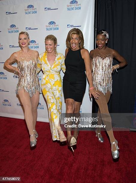 Jill Martin and Hoda Kotb attend the Garden Of Dreams Foundation Children Talent Show at Radio City Music Hall on June 18, 2015 in New York City.