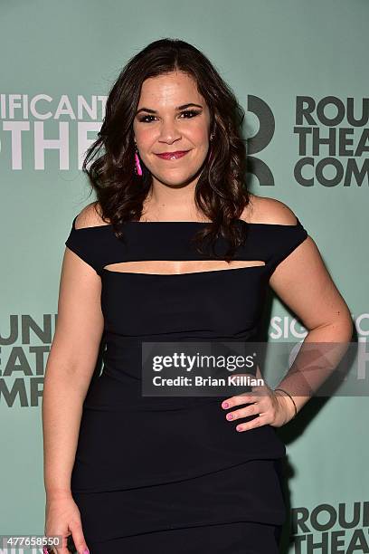 Actress Lindsay Mendez attends the "Significant Other" Opening Night at Laura Pels Theatre on June 18, 2015 in New York City.