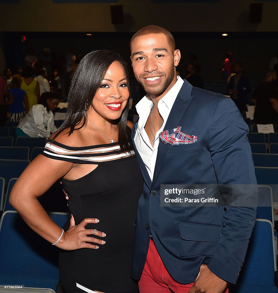 Actress Reece Odum and actor Blue Kimble and actress attend "The