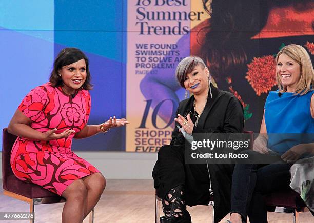 Mindy Kaling and Gretchen Carlson are the guests today, Wednesday, June 17, 2015 on Walt Disney Television via Getty Images's "The View." "The View"...