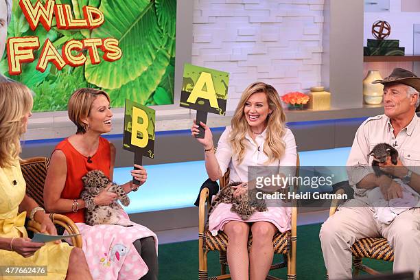 Jack Hanna brings his animals to "Good Morning America," 6/16/15, airing on the Walt Disney Television via Getty Images Television Network.
