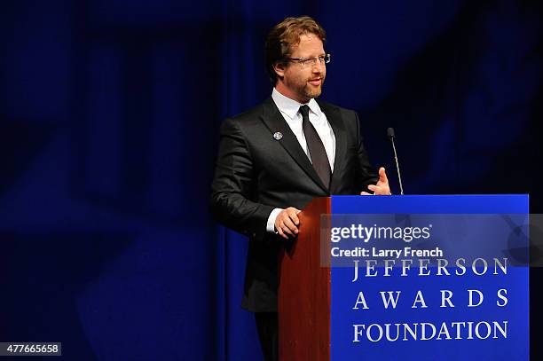 Joseph Sanberg speaks at the Jefferson Awards Foundation 43rd Annual National Ceremony on June 18, 2015 in Washington, DC.