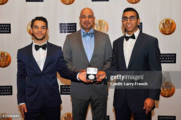 Recipients from Darul Arqam School appear at the Jefferson Awards Foundation 43rd Annual National Ceremony on June 18, 2015 in Washington, DC.