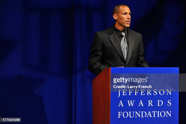 James Thrash speaks at the Jefferson Awards Foundation 43rd Annual National Ceremony on June 18, 2015 in Washington, DC.