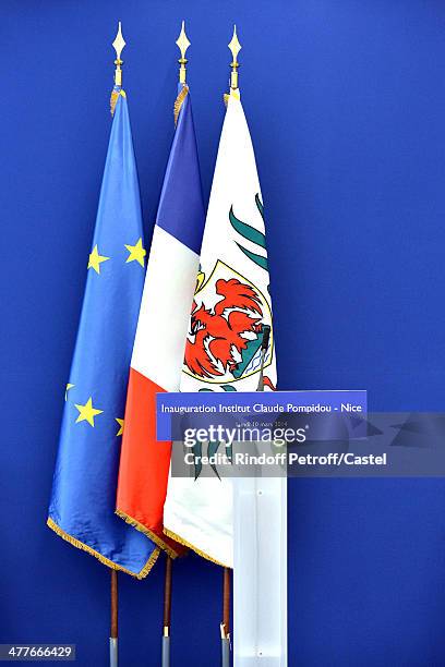 Illustration view of the inauguration of the Claude Pompidou Institute dedicated to the fight against Alzheimer's disease.