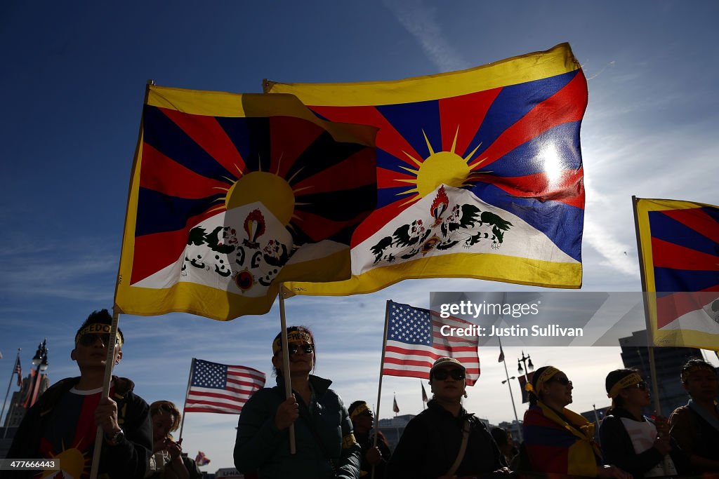 Activists Rally In San Francisco On Anniversary Of Tibetan Uprising