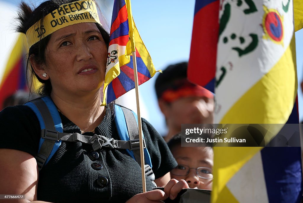 Activists Rally In San Francisco On Anniversary Of Tibetan Uprising