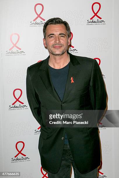 Olivier Minne attends the 'Sidaction 20th Anniversary' at Musee du Quai Branly on March 10, 2014 in Paris, France.