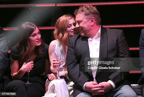 Josefine Preuss, Armin Rohde during the New Faces Award Film 2015 at ewerk on June 18, 2015 in Berlin, Germany.