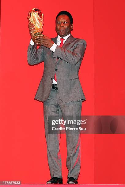 Coktail party for FIFA World Cup Trophy Tour at Paris city hall In Paris on March 10, 2014 in Paris, France.