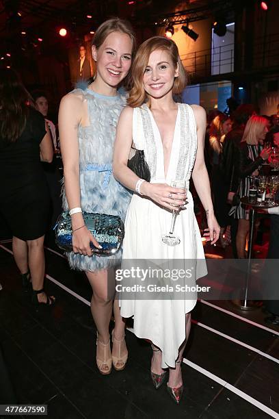 Alicia von Rittberg, Josefine Preuss during the New Faces Award Film 2015 at ewerk on June 18, 2015 in Berlin, Germany.