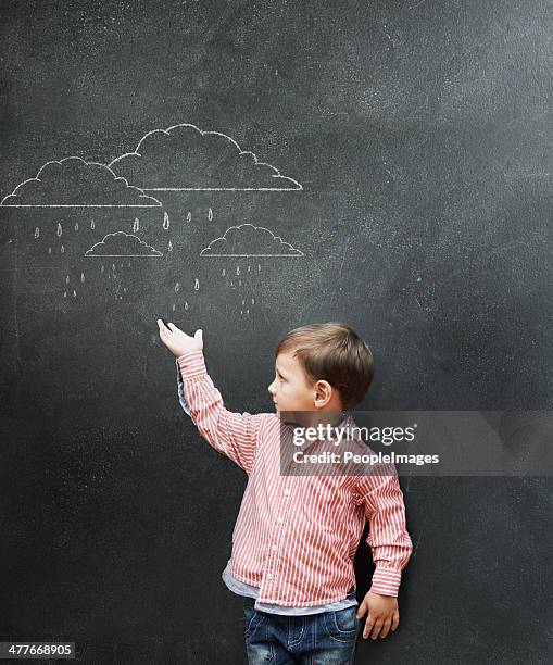 let me forecast a bright and sunny future for you - meteorologie stockfoto's en -beelden