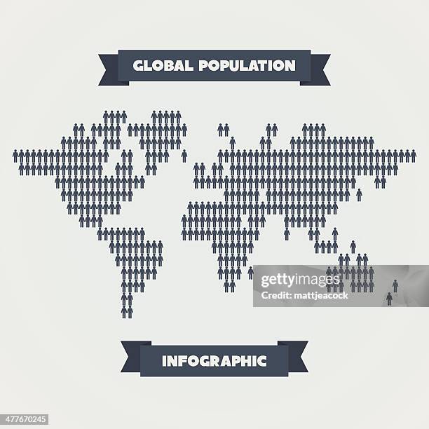 global network population - instagram grid layout stock illustrations