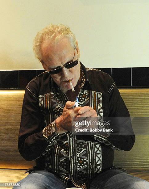 Ginger Baker Performs Jazz Confusion Featuring Pee Wee Ellis, Alec Dankworth & Abass Dodoo at BB King on June 18, 2015 in New York, New York.