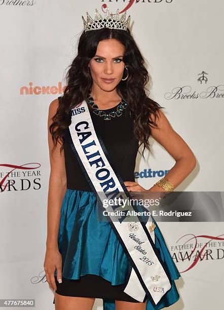 Actress Brittany Wagner attends the Greater Los Angeles Chapter Of The American Diabetes Association's Father of the Year Awards at The Beverly...