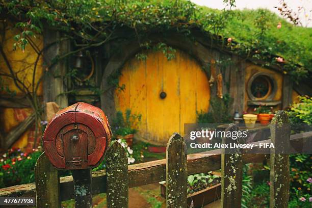 Sam's house is seen at the Hobbiton Movie Set where Lord of the Rings and The Hobbit trilogies were filmed, during the FIFA U-20 World Cup on June...