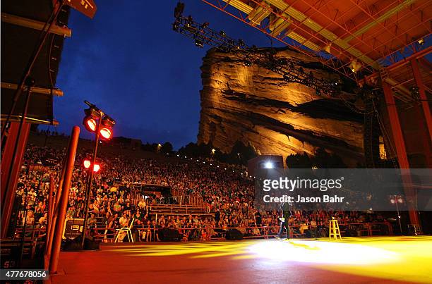 Whitney Cummings performs during the opening night of SeriesFest at Red Rocks Amphitheatre on June 18, 2015 in Morrison, Colorado.