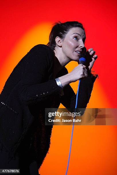 Whitney Cummings performs during the opening night of SeriesFest at Red Rocks Amphitheatre on June 18, 2015 in Morrison, Colorado.