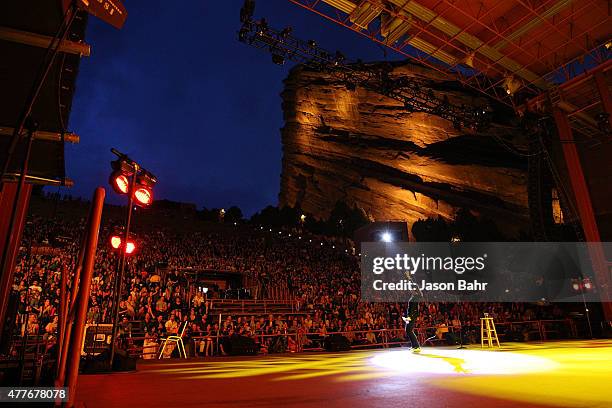 Whitney Cummings performs during the opening night of SeriesFest at Red Rocks Amphitheatre on June 18, 2015 in Morrison, Colorado.