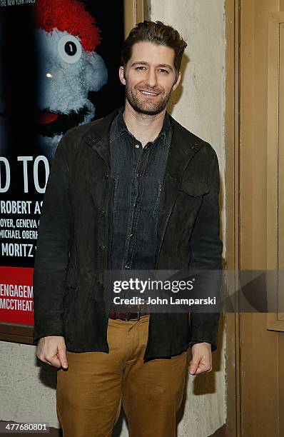 Matthew Morrison attends the "Hand Of God" Off-Broadway Opening Night at Lucille Lortel Theatre on March 10, 2014 in New York City.