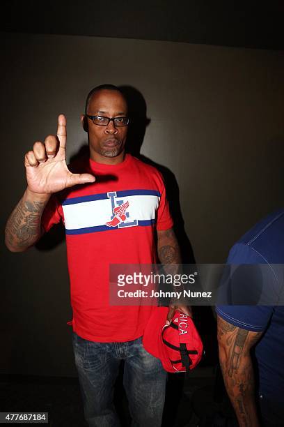 Sadat X attends the "Fresh Dressed" New York Premiere at SVA Theater on June 18 in New York City.