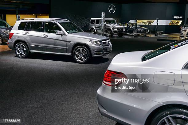 mercedes-benz glk-class - mercedes benz glk stock pictures, royalty-free photos & images