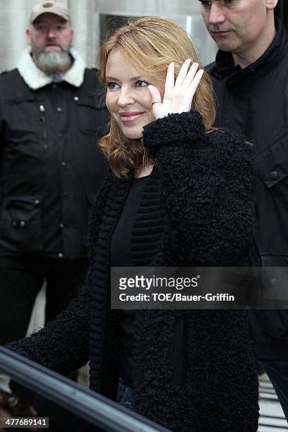 Kylie Minogue is seen on November 23, 2012 in London, United Kingdom.