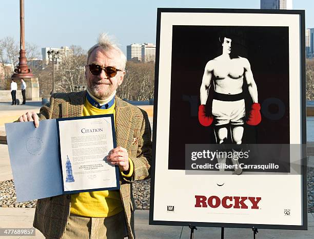 Rocky" Director John G. Avildsen Receives City Of Philadelphia Special Citation in celebration of the 90th Anniversary of Metro-Goldwyn-Mayer Studios...