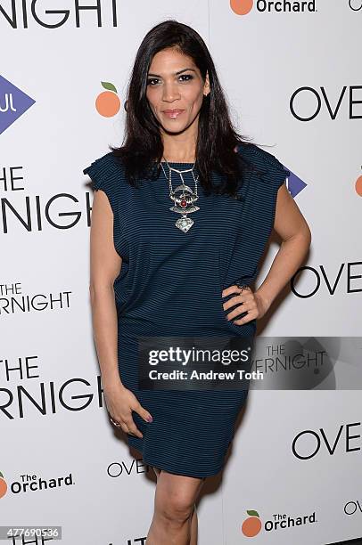 Laura Gomez attends "The Overnight" New York Premiere at Sunshine Landmark on June 18, 2015 in New York City.