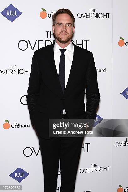 Patrick Brice attends "The Overnight" New York Premiere at Sunshine Landmark on June 18, 2015 in New York City.