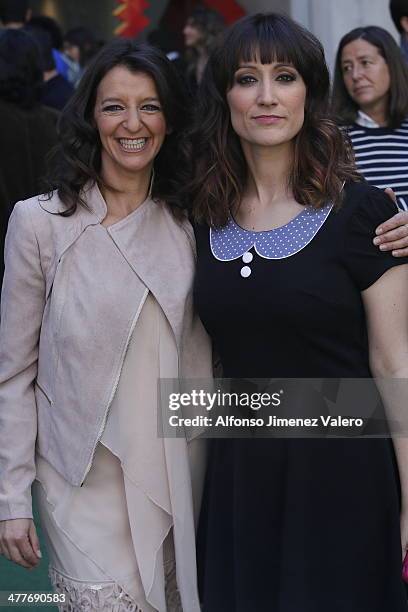 Llum Barrera and Ana Morgade at 'Con El Culo al Aire' 3rd Season Presentation on March 10, 2014 in Madrid, Spain.